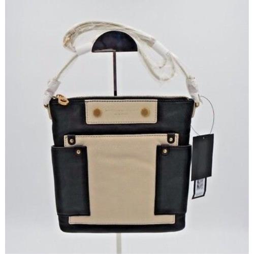 Marc By Marc Jacobs Sia Black Multi Leather Colorblock Crossbody Bag