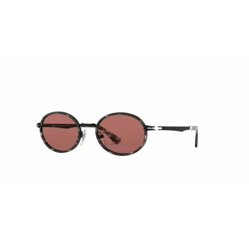Persol PO2457S 10784R Black Oval Men`s 52 mm Sunglasses