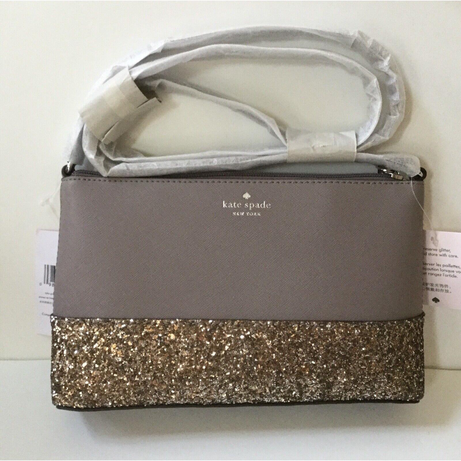 Kate Spade Greta Court Glitter Ramey Crossbody Small Bag in Cityscape