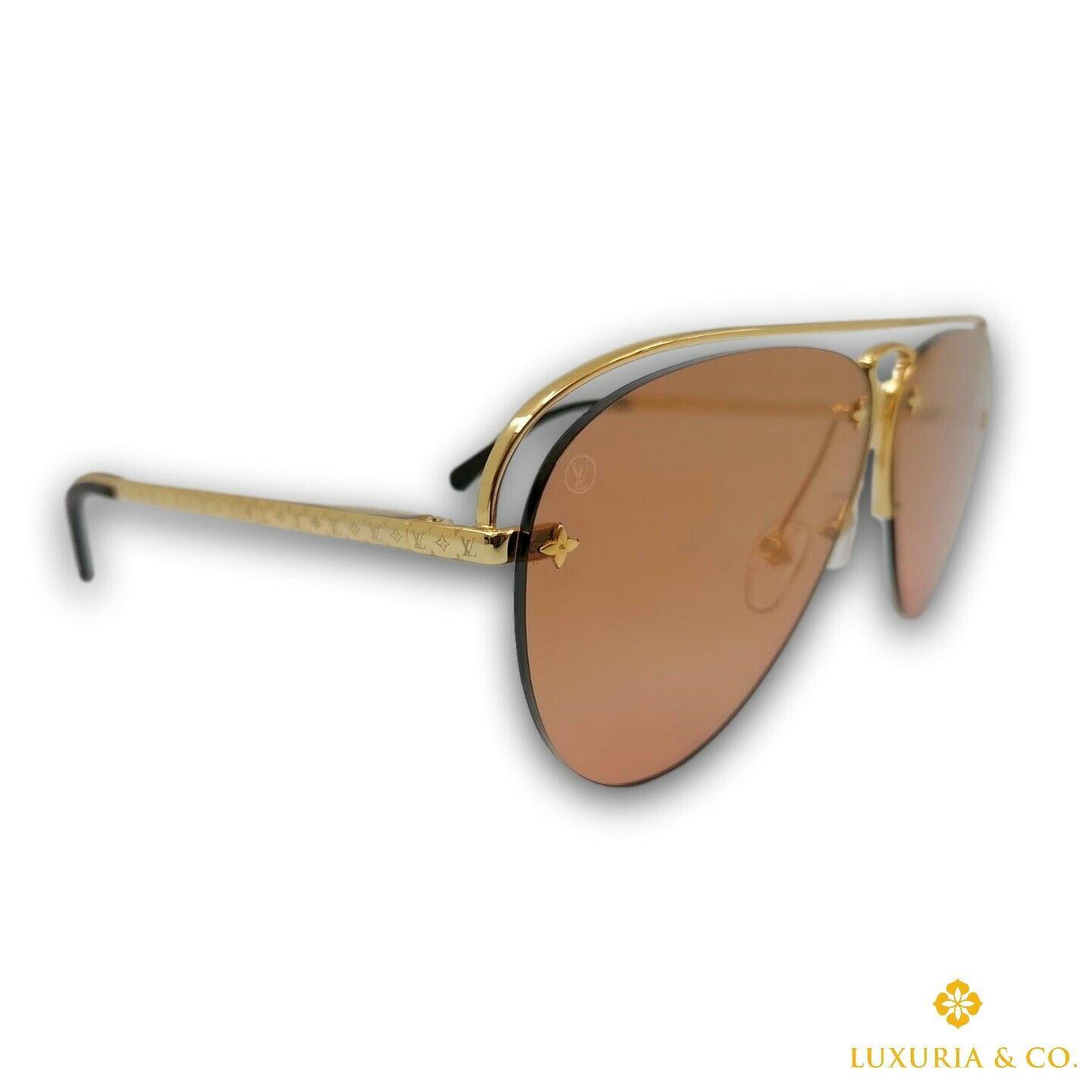 Louis Vuitton Grease Gradient Orange W Sunglasses Z1120W 800K