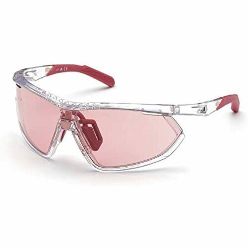Sunglasses Adidas Sport SP0002 27A Rose Crystal/light Pink Wrap Photocromatic
