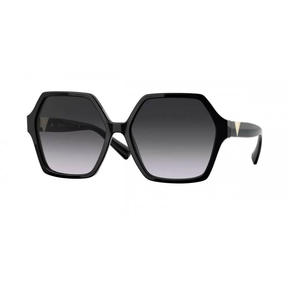 Valentino VA4088 - 30018G Black - Gradient Black Lens Sunglasses 58MM