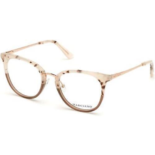 Guess By Marciano Gm 0351 Eyeglasses 053 053 Blonde Havana 016121858888 Guess Eyeglasses 9152