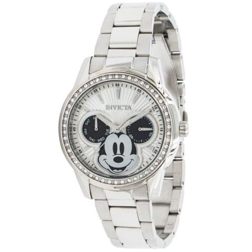 Invicta Disney Women`s 38mm Mickey Mouse Limited Edition Crystals Watch 37824