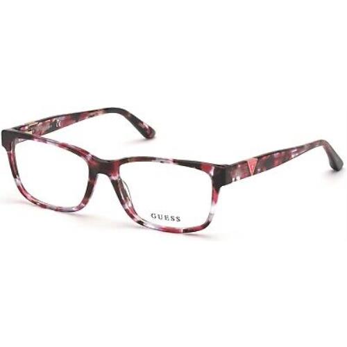 Guess Gu 2847 Gu2847 Pink Other 074 Eyeglasses 070644834774 Guess Eyeglasses Pink Other 9200