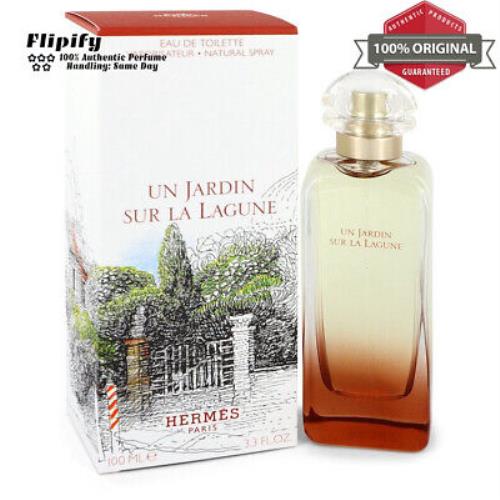Un Jardin Sur La Lagune Perfume 3.3 oz Edt Spray For Women by Hermes