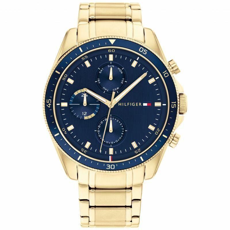 Tommy Hilfiger Men`s Quartz Watch with Stainless Steel Strap Gold 1791834