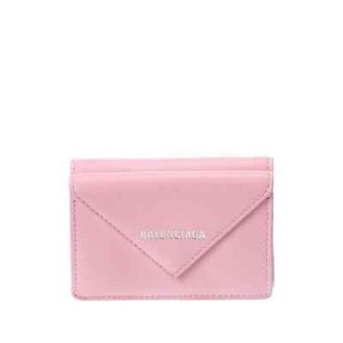 Balenciaga Pink Ladies Papier Mini Wallet 391446 DLQ0N 5616