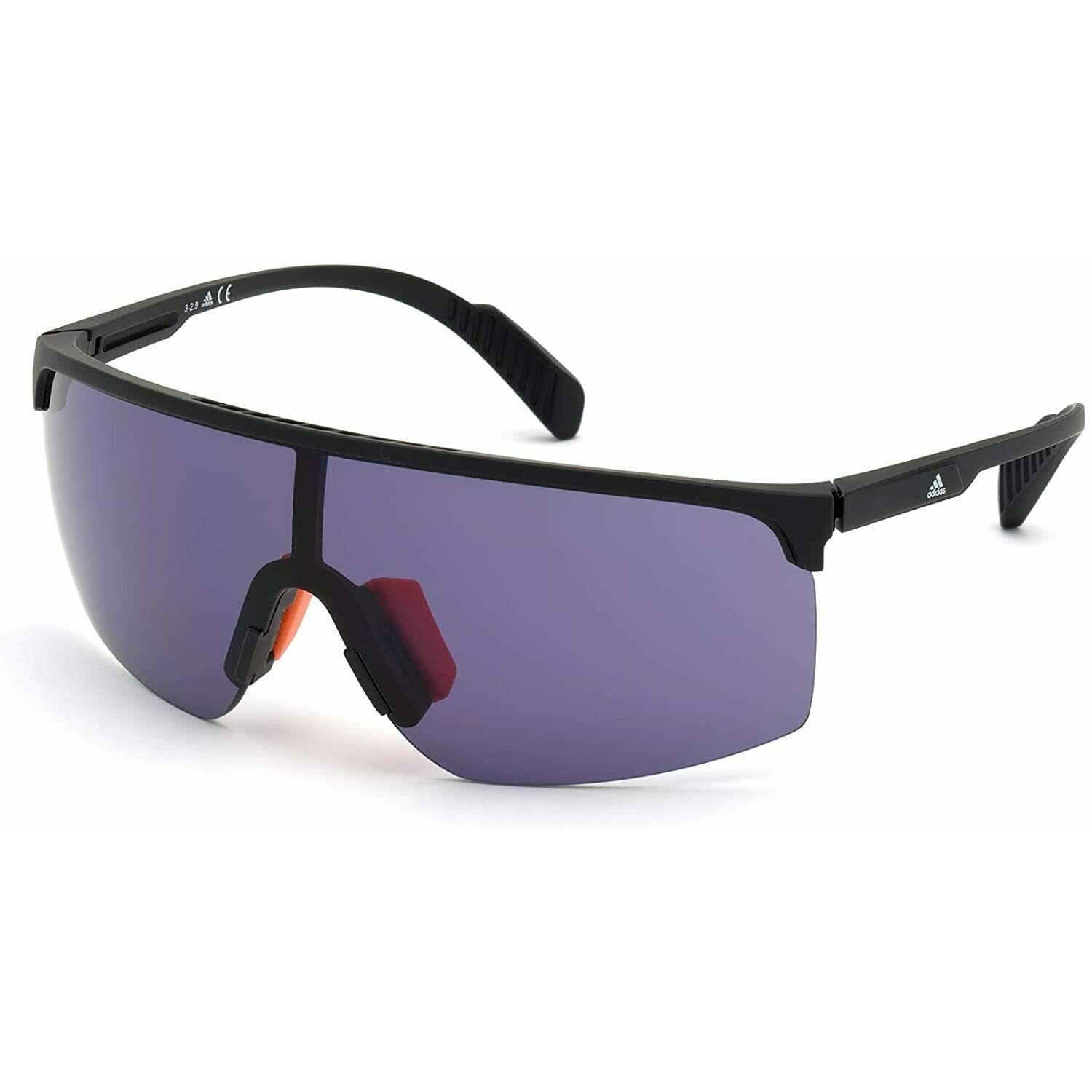 Adidas Sport Sunglasses SP0005 02A Matte Black Frame Smoke Lens
