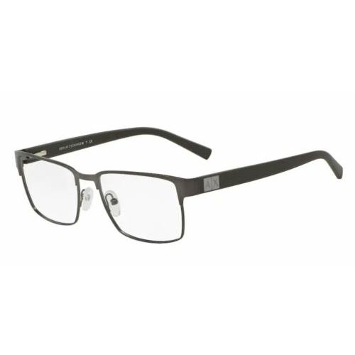 Armani Exchange AX1019 6089 Gunmetal Square 54 mm Men`s Eyeglasses