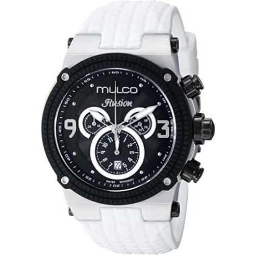 Mulco Unisex MW3-12140-015 Ilusion Crescent Analog Display Swiss Quartz Watch