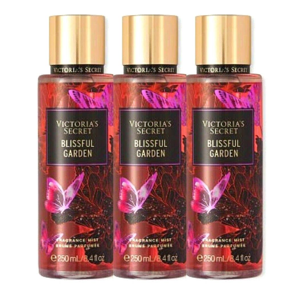 3 Victoria`s Secret Blissful Garden Fragrance Body Mist 8.4 OZ