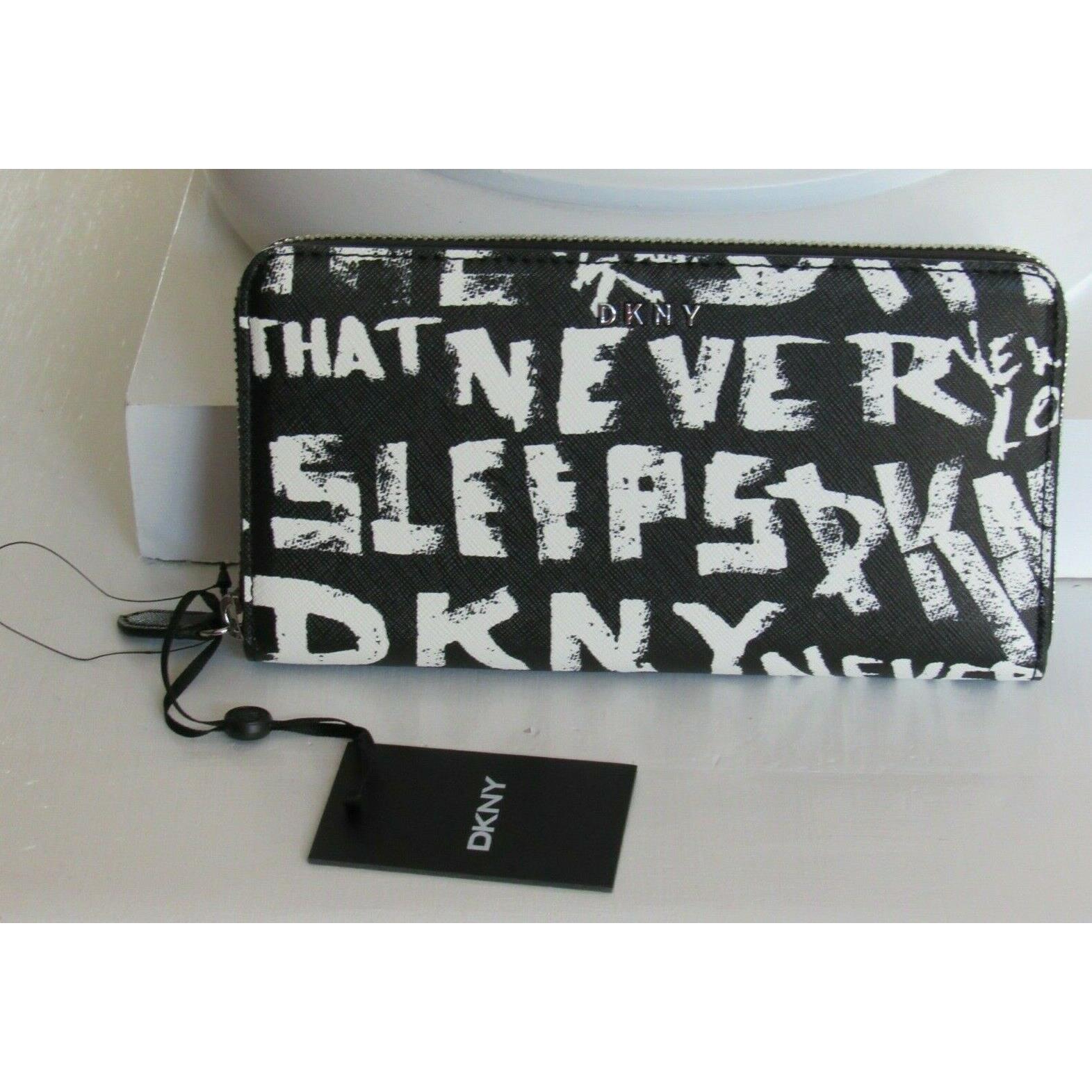 dkny graffiti clutch