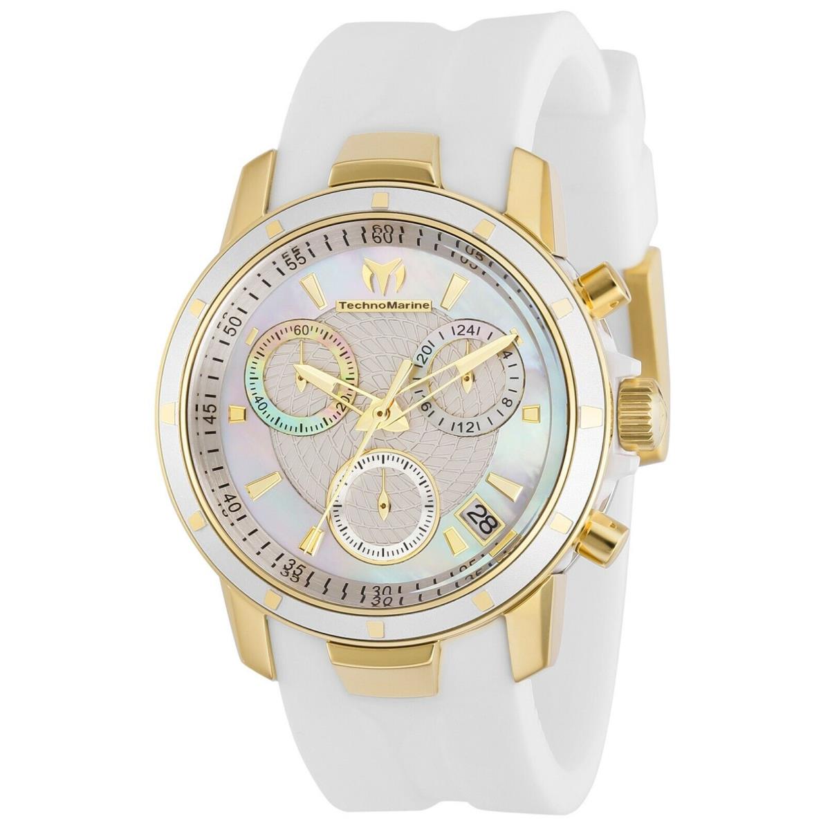 Technomarine Women`s TM-619000 UF6 38mm Gold Watch with Sapphire Crystal