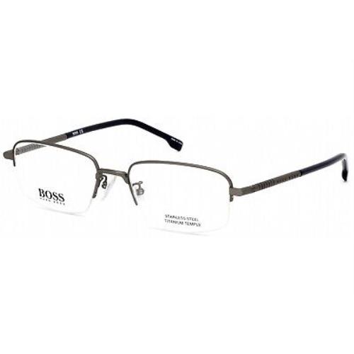 Hugo Boss Boss 1108/F-0R80 00 Semi Matte Dark Ruthenium Eyeglasses