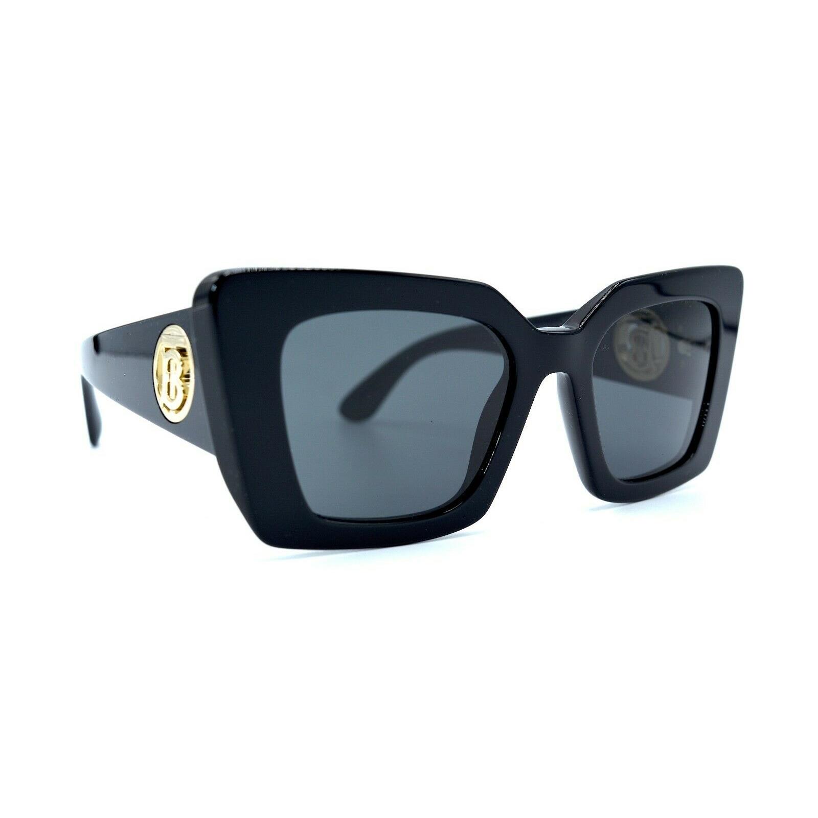Burberry Be4344 300187 Black Dark Grey Sunglasses 51 20 8056597188089 Burberry Sunglasses