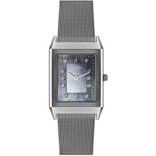 Rotary LB02670 Women`s Wrist Watch Stainless Steel Strap Switzerl