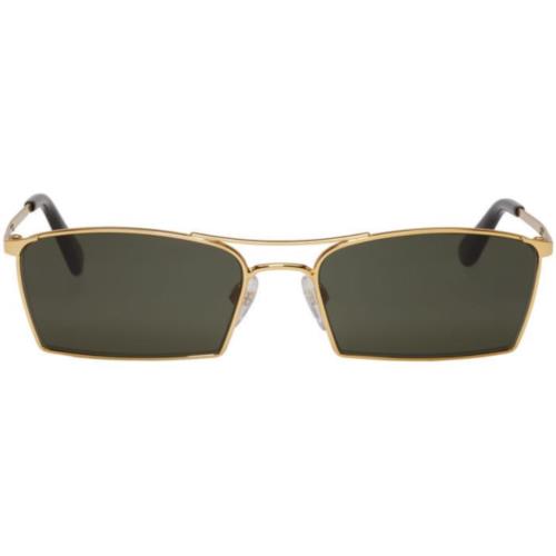 Balenciaga BA0149 - 32N Sunglasses Gold-tone / Green Lens 56mm
