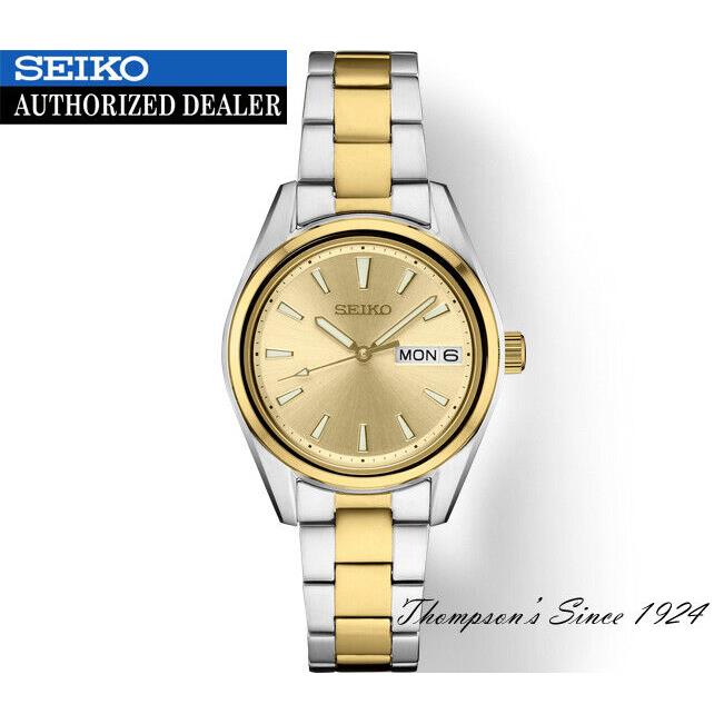Seiko SUR354 Classic Women`s Two-tone Stainless Steel Watch