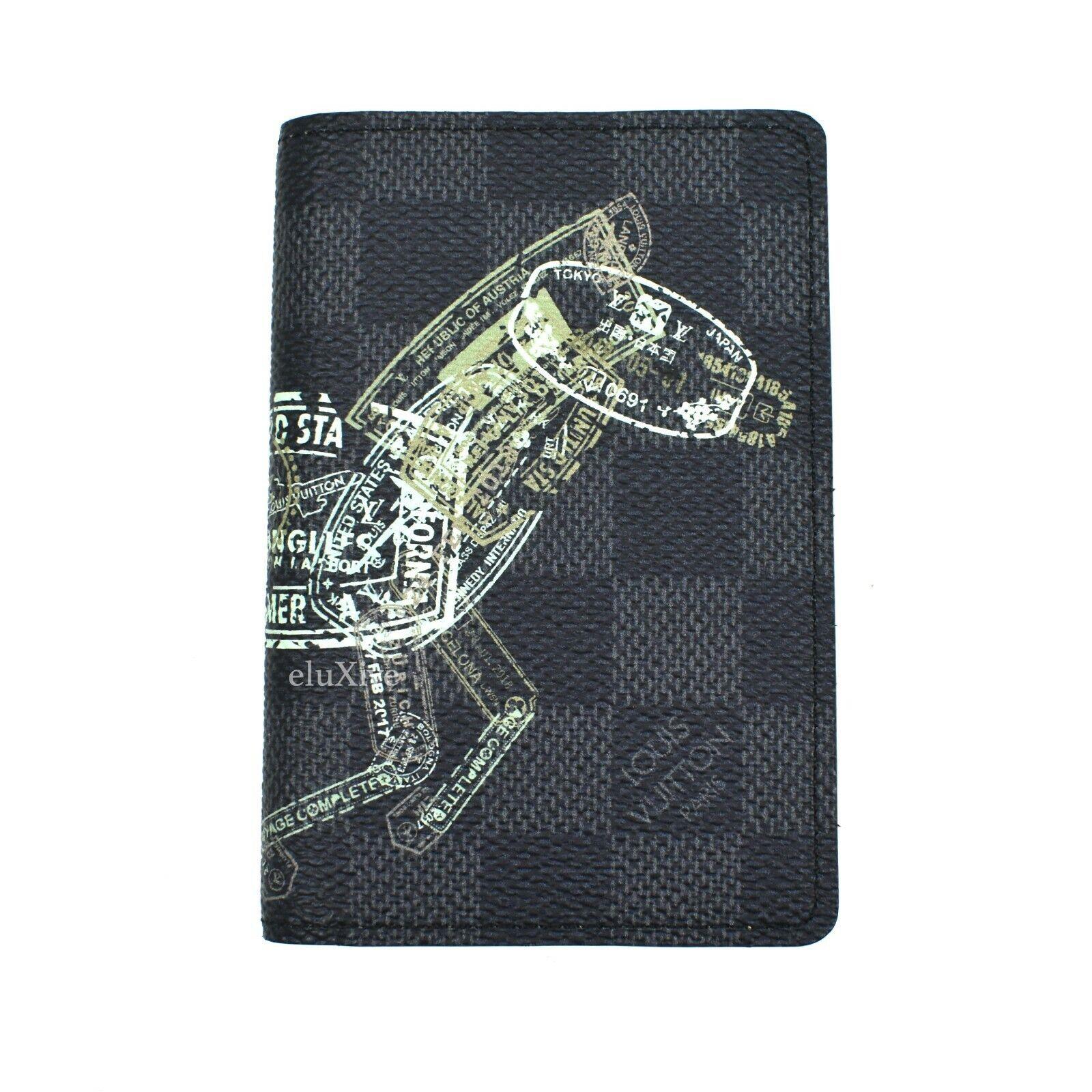 Louis Vuitton LV Animal Passport Stamp Damier Pocket Organizer