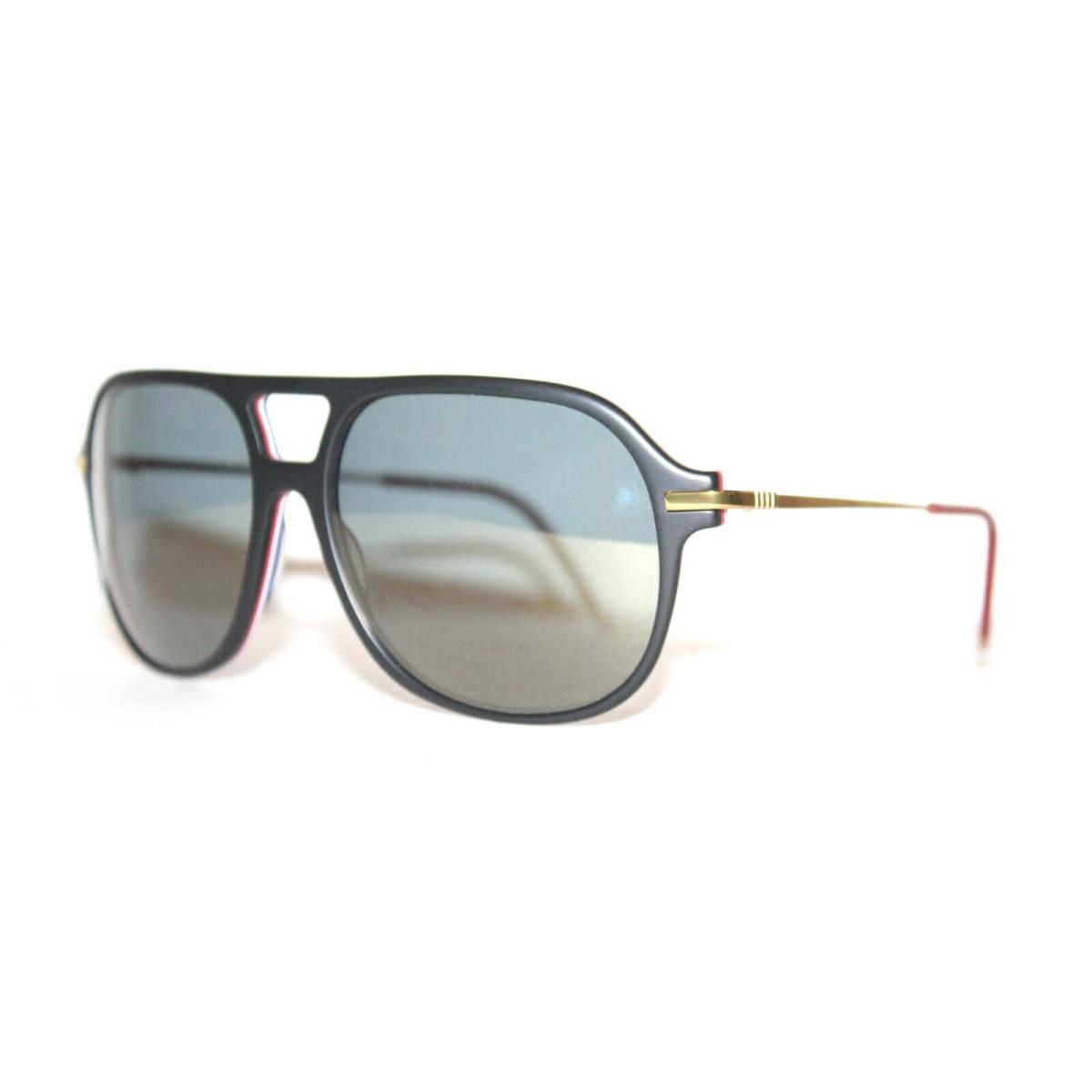 DITA Thom Browne Sunglasses New Round Gold Gray TBS902-B-NVY-GLD 40 26 110 