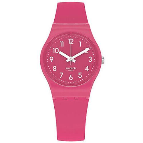 Swatch Women`s Back To Pink Berry Pink Dial Watch - LR123C