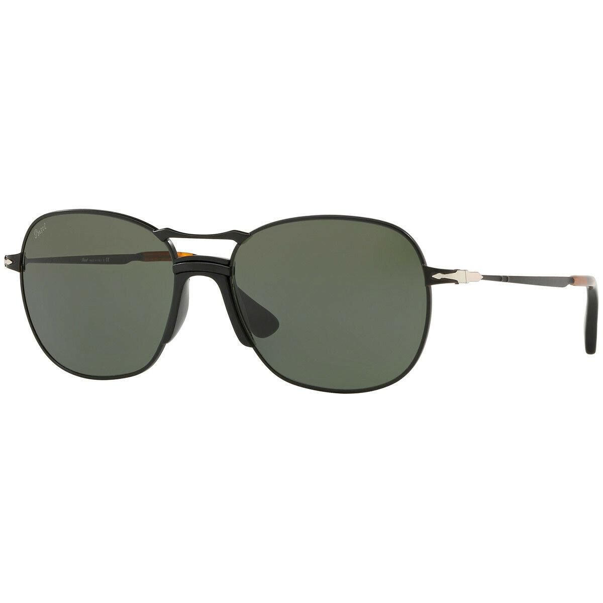 Persol Sunglasses Evolution PO2449S 1078/31 56MM Black / Dark Green Sunglasses
