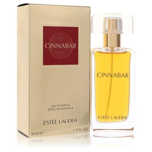 Cinnabar Eau De Parfum Spray Packaging By Estee Lauder 1.7oz