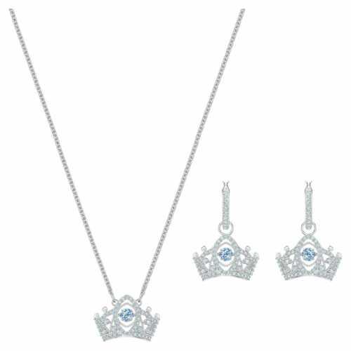 Swarovski Women`s 5510988 Bee a Queen Silver Necklace/earring Set