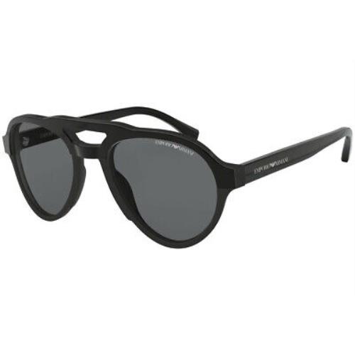 Emporio Armani EA4128 Sunglasses Black / Black Polarized 54 mm