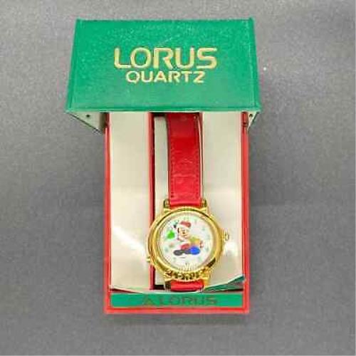 Lorus Vintage Mickey Mouse Melody Christmas Watch Disney