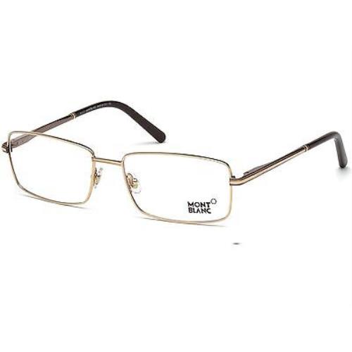 Montblanc Men Glasses Optical Frames Eyeglass Frames MB0578 048 Brown Italy