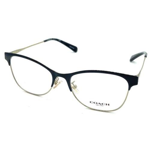 Coach HC 5111 9346 Black Shiny Light Gold Metal Cat-eye Eyeglasses Frames