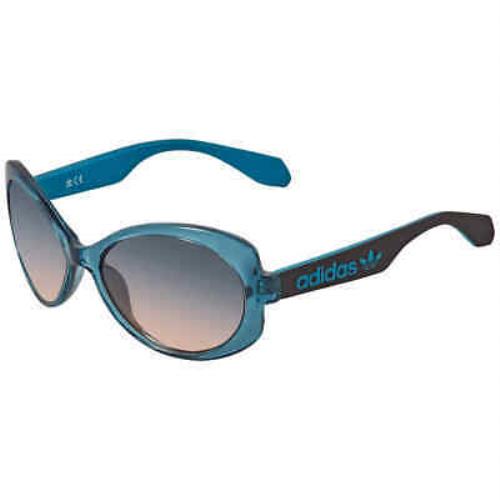 Adidas Gradient Blue Butterfly Ladies Sunglasses OR0020 87W 56 OR0020 87W 56