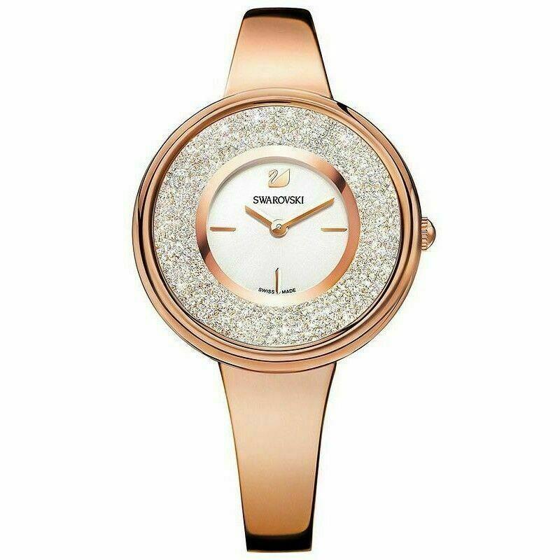 Swarovski Crystalline Pure Rose Gold Tone 34mm Women Watch 5269250