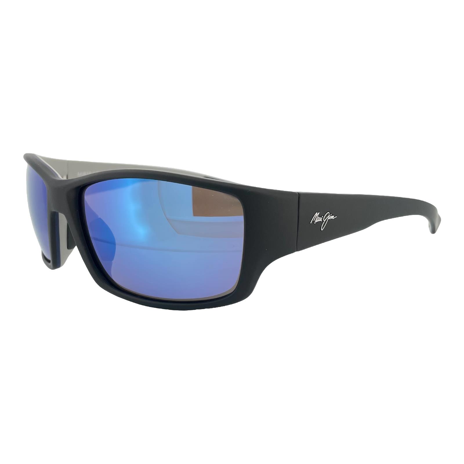 Maui Jim Sunglasses Local Kine B810-53B Matte Black Frame Blue Polarized Lens