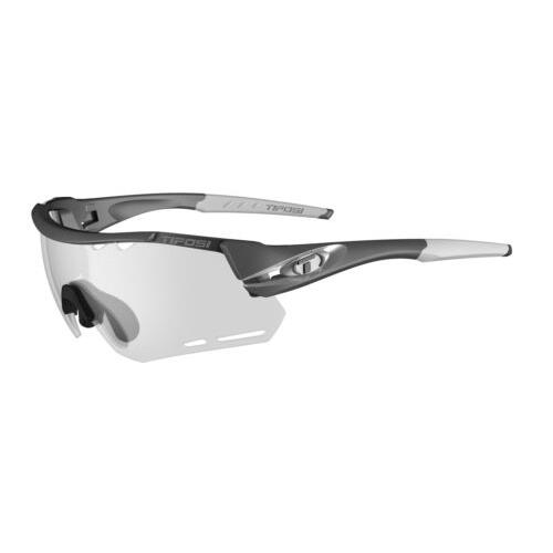 Tifosi Wasp Race Black/Silver Clear Smoke Lenses New Color Sample# 67