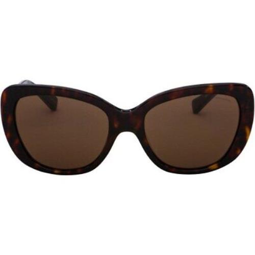 COACH-HC8291 L1136 503173 Cateye Sunglasses Dark Tortoise Brown Solid
