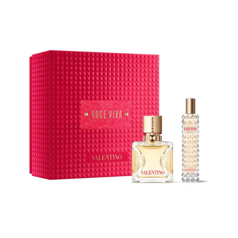 Valentino Voce Viva Perfume 1.7 oz Edp Spray For Women Eau De Parfum Gift Set