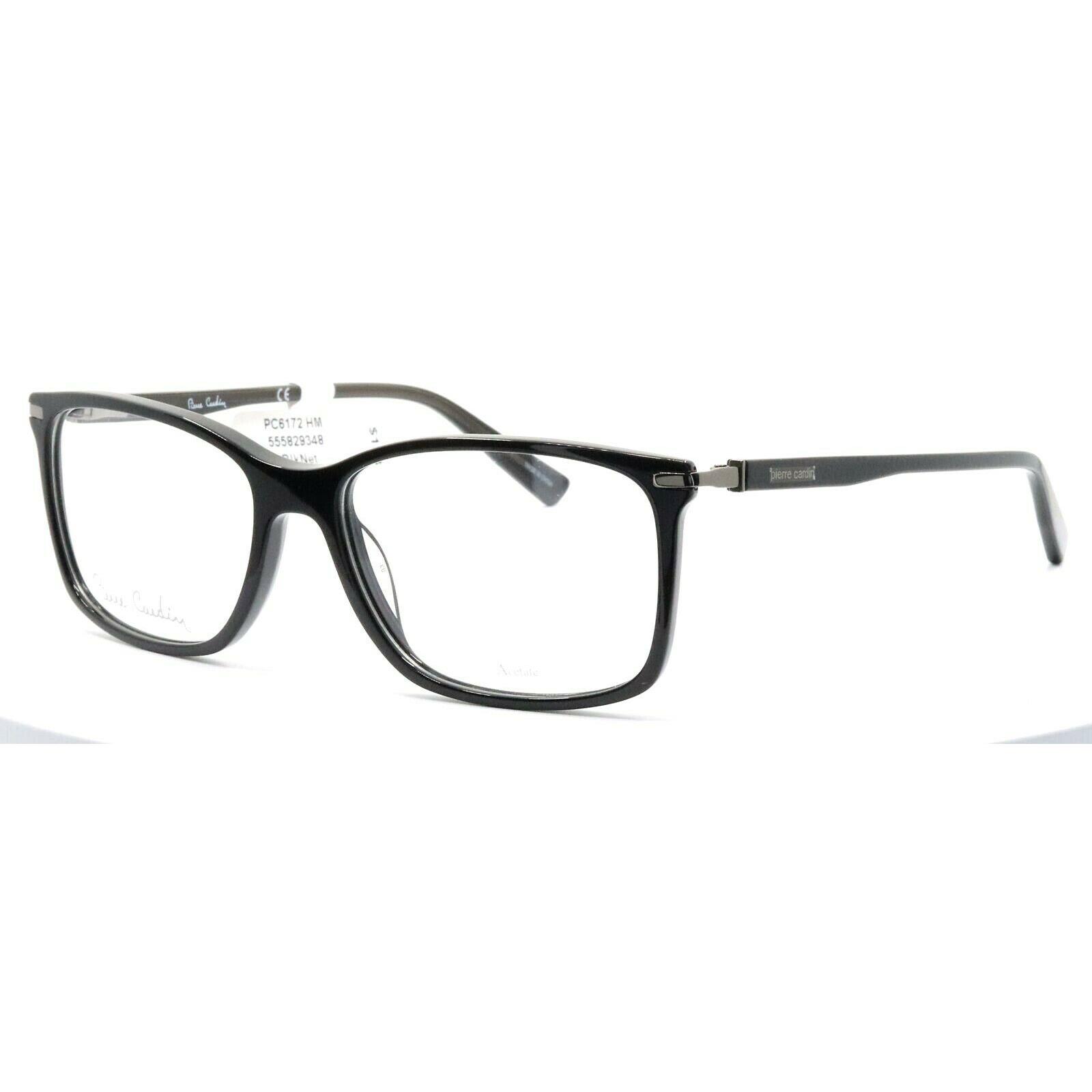 Pierre Cardin P.C6172 Dgn Black Net Mens Rectangular Eyeglasses 56-17-140