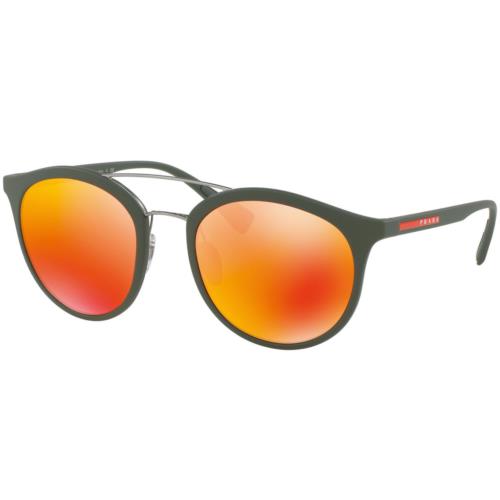 Prada Linea Rossa PS04RS - UFI5M0 Sunglasses Orange Mirror 54mm