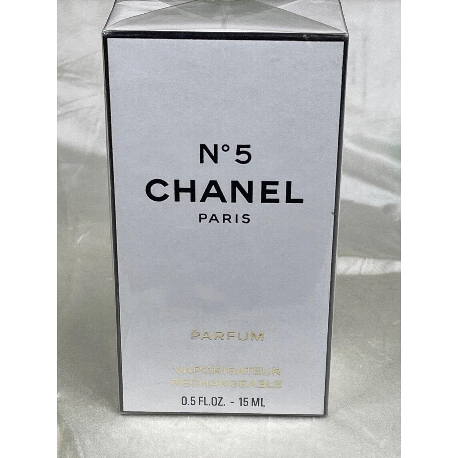Chanel N 5 15ml Parfum Rechargeable Spray with Box and Company