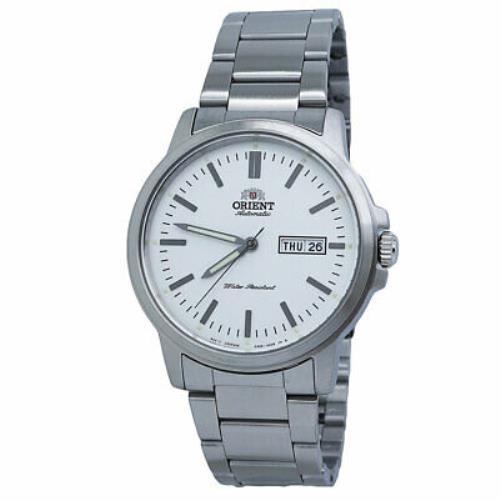 Orient Contemporary White Dial Stainless Steel Men`s Watch RA-AA0C03S