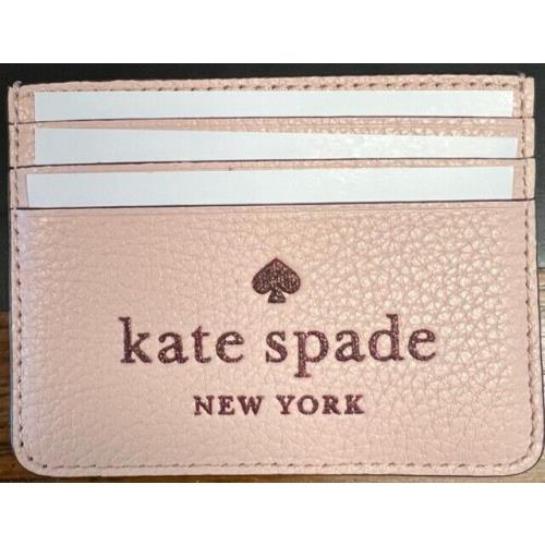 Kate Spade Small Slim Card Holder Rose Smoke