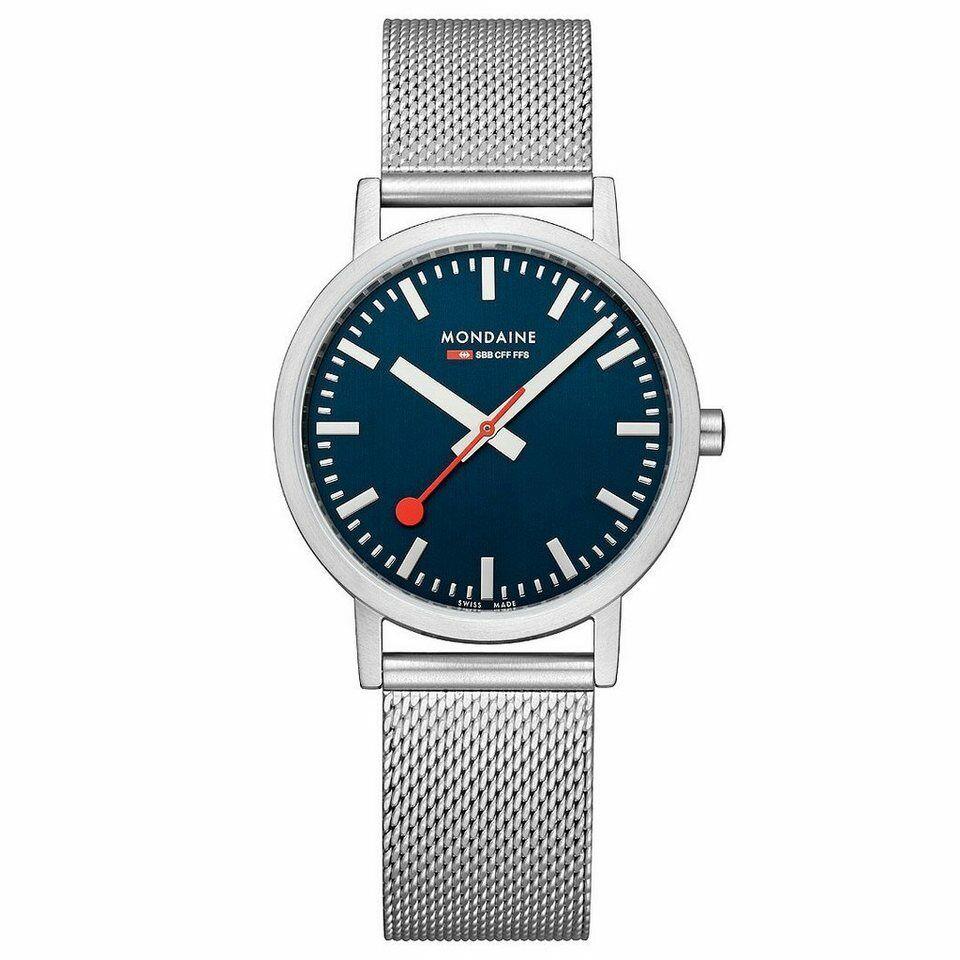 Mondaine A660.30314.40SBJ Classic Deep Ocean Blue Steel 36 mm Quartz Wrist Watch