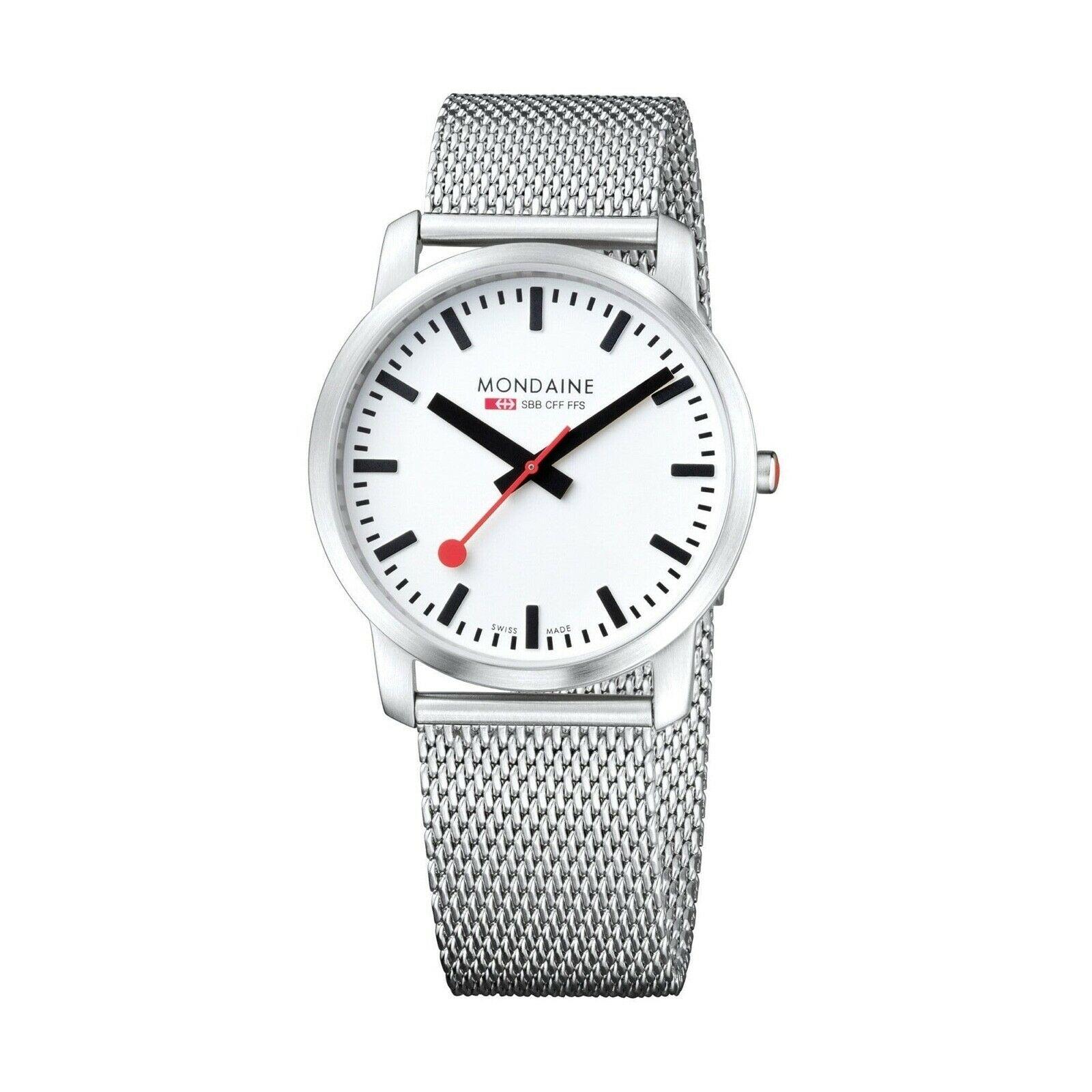 Mondaine A400.30351.16SBZ Simply Elegant Stainless Steel 36mm Quartz Wrist Watch
