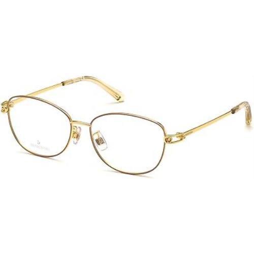Swarovski SK 5403 SK5403 -D Shiny Deep Gold 030 Eyeglasses
