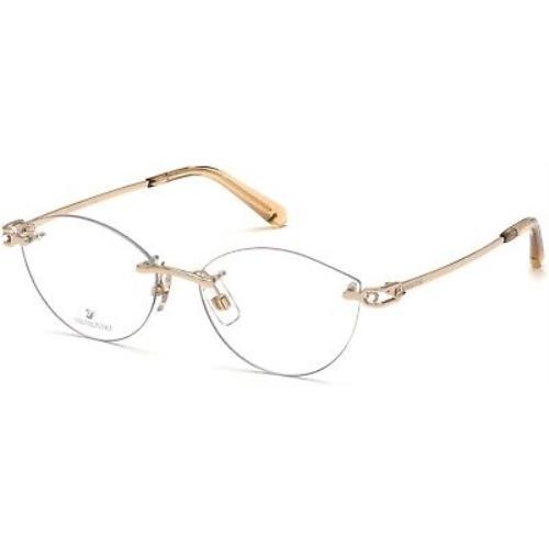 Swarovski SK 5399 SK5399 Pale Gold 032 Eyeglasses