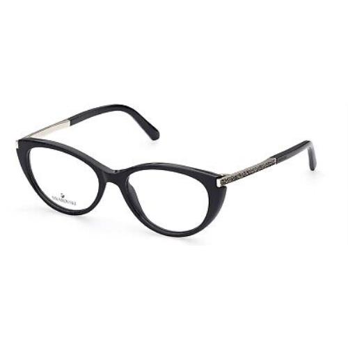 Swarovski SK 5413 SK5413 Shiny Black 001 Eyeglasses