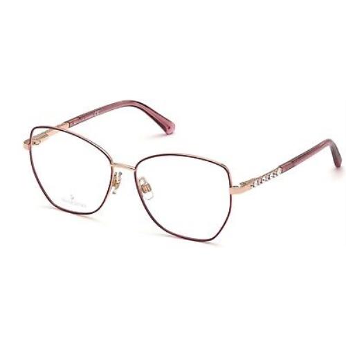 Swarovski SK 5393 SK5393 Shiny Rose Gold 028 Eyeglasses